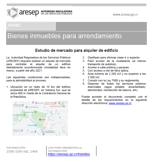 Aviso bienes inmuebles