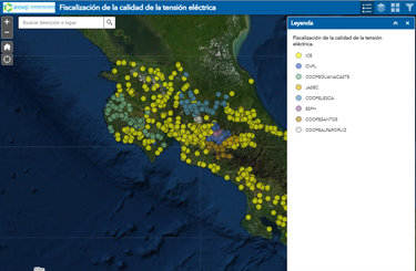 Electricidad mapa