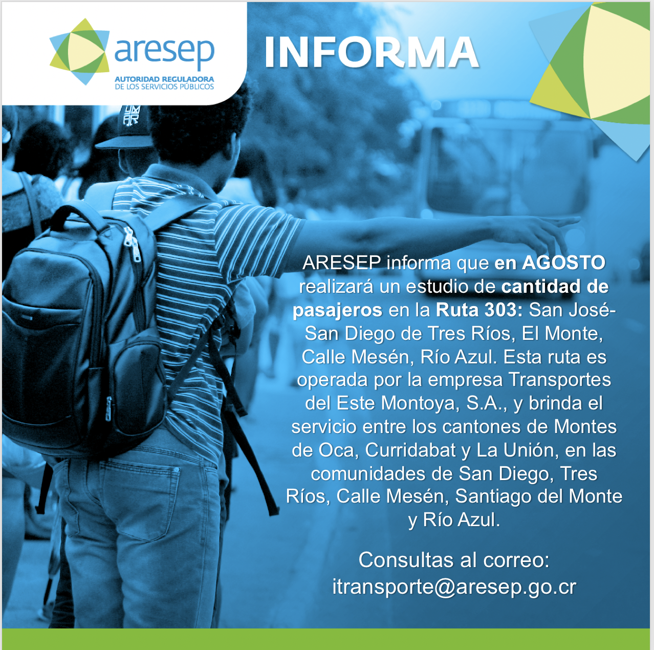 ARESEP ruta 303